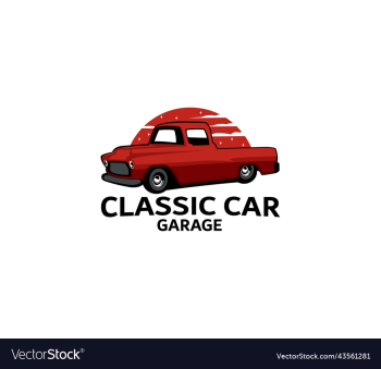premium classic car logo design premium classic car logo design