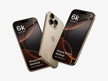 Premium iPhone 16 Pro Mockups - Download Now!