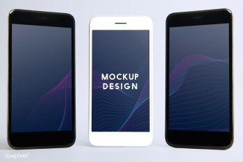 Premium mobile phone screen mockup template | Free stock psd mockup - 527438