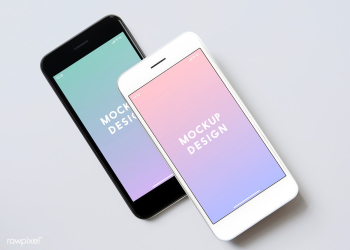 Premium mobile phone screen mockup template | Free stock psd mockup - 527452