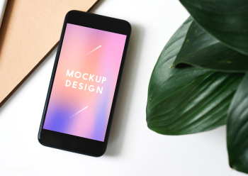 Premium mobile phone screen mockup template | Free stock psd mockup - 527557