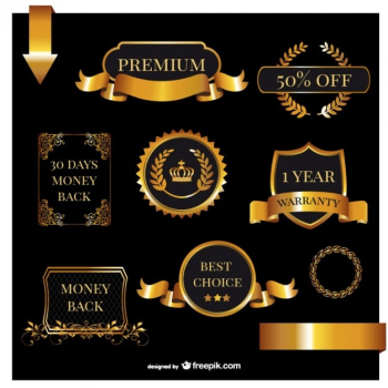 Premium warranty labels pack Premium warranty labels pack
