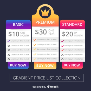 Price list collection Price list collection