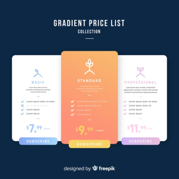Price list collection Price list collection