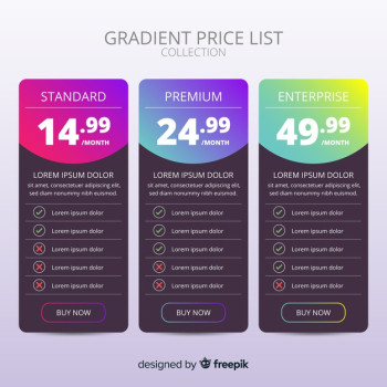 Price list collection Price list collection