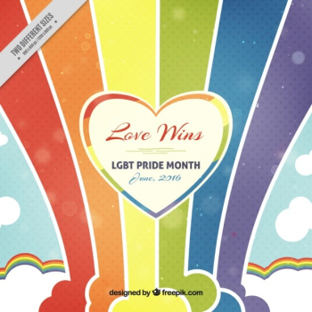 Pride background with rainbow Pride background with rainbow