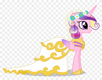 Princess Cadance In Wedding Dress By 90sigma On Deviantart - My Little Pony Princess Cadence Dress