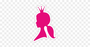 Princess Crown Png Transparent - Pink Girl With Crown