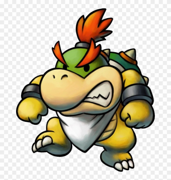 Princess Peach Clipart Mario And Luigi Partners In - Baby Bowser Princess Peach Clipart Mario And Luigi Partners In - Baby Bowser