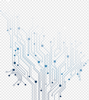 Printed circuit board Electrical network Icon, Line board, blue line connection, angle, electronics, symmetry png