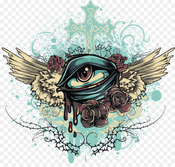Printed T-shirt Clothing Blouse - T-shirt printing Eyes Printed T-shirt Clothing Blouse - T-shirt printing Eyes