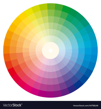 printing color wheel with twelve colors in printing color wheel with twelve colors in