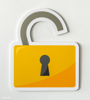 Privacy security open lock icon | Free stock photo - 401972 Privacy security open lock icon | Free stock photo - 401972