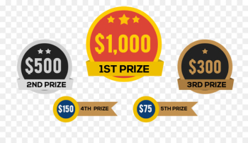 Prize money Competition Prize money Badge - cash prize Prize money Competition Prize money Badge - cash prize