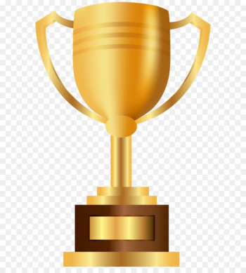 Prize Trophy Clip art - Gold Prize Cup Transparent PNG Clip Art 