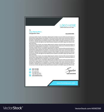 pro modern letterhead design pro modern letterhead design
