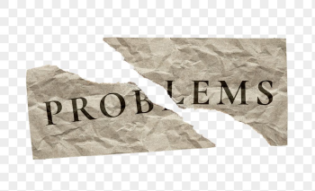 Problems png ripped paper typography | Free PNG - rawpixel Problems png ripped paper typography | Free PNG - rawpixel