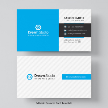 Professional business card mockup Free Psd