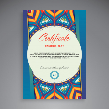 Professional Certificate Template Design Professional Certificate Template Design