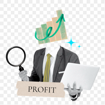 Profit word png sticker, growing | Free PNG - rawpixel