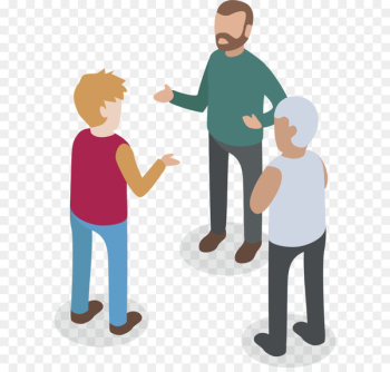 Project - Three people talking Project - Three people talking