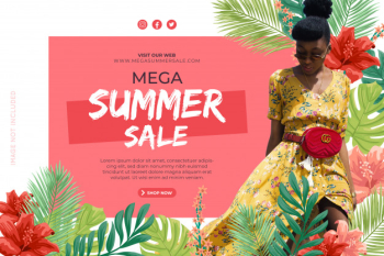 Promotion fashion banner Free Vector Promotion fashion banner Free Vector