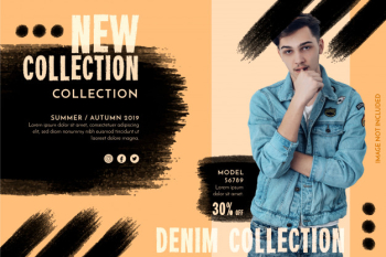 Promotion fashion banner Free Vector Promotion fashion banner Free Vector