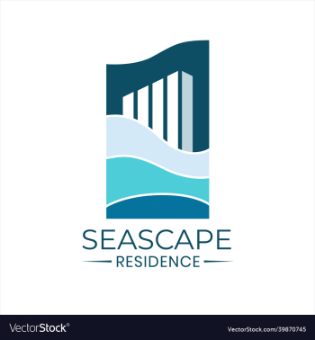 property logo design seascape and condominium property logo design seascape and condominium