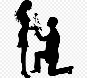Propose Day Marriage proposal WhatsApp Valentines Day - Cartoon couple 