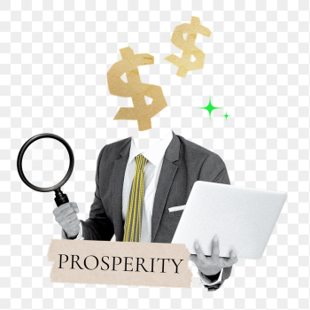 Prosperity word png sticker, dollar | Free PNG - rawpixel