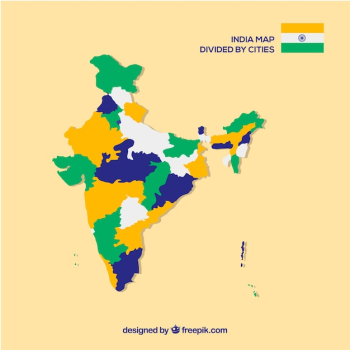 Province map of india Province map of india