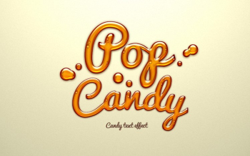 Psd Candy Text Effect Psd Candy Text Effect