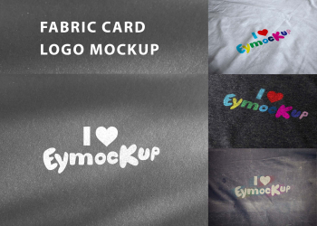 PSD Fabric Logo Mockup (PSD)