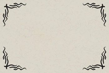 Psd frame border bohemian wavy ornament Psd frame border bohemian wavy ornament