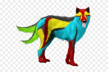 Psychedelic Wolf A Psychedelic Wolf Xd By - Gray Wolf