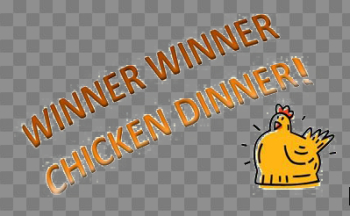 PUBG Winner Winner Chicken Dinner Download Transparent PNG