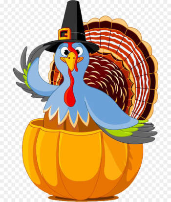 Public holiday Thanksgiving Day Turkey - Thanksgiving cartoon turkey decoration 