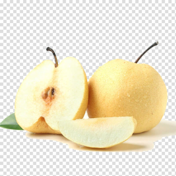 Pucheng County, Shaanxi Asian pear Auglis Vegetable, Cut the pear transparent background PNG clipart