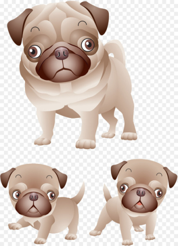 Pug Puppy Shar Pei French Bulldog T-shirt - puppy Pug Puppy Shar Pei French Bulldog T-shirt - puppy