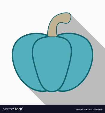 Pumpkin autumn halloween pumpkin vegetable vector image Pumpkin autumn halloween pumpkin vegetable vector image