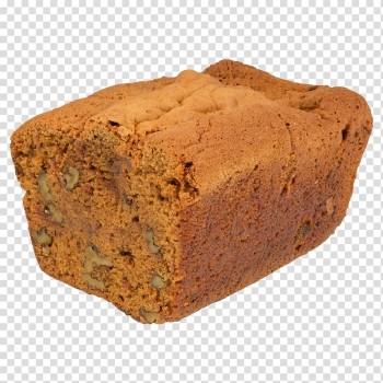 Pumpkin bread Banana bread Rye bread Malt loaf Brown bread, bread transparent background PNG clipart