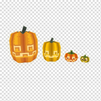 Pumpkin Calabaza Low poly 3D computer graphics Product, 3d model home transparent background PNG clipart