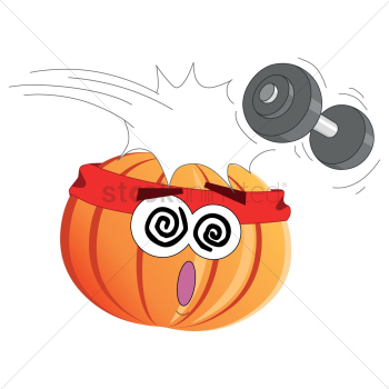 Pumpkin cartoon mishap Pumpkin cartoon mishap