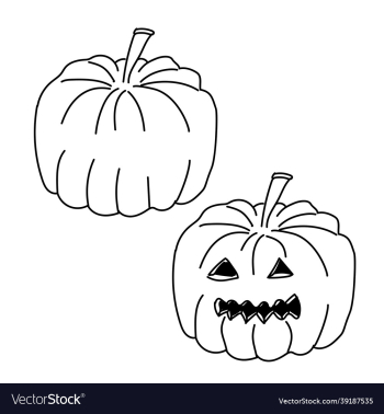 pumpkin jack with carved halloween isolated pumpkin jack with carved halloween isolated
