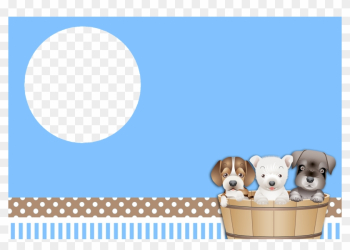 Puppy Birthday, Dog Baby, Puppy Party, Invite, Bandanas, - Invitaciones De Baby Shower De Perritos