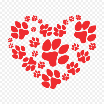 Puppy Newfoundland dog T-shirt Beagle Paw - dog paw prints 