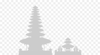 Pura Ulun Danu Bratan Mount Agung Bedugul Pura Besakih Balinese temple - silhoutte 