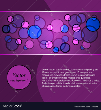 Purple abstract background vector image Purple abstract background vector image