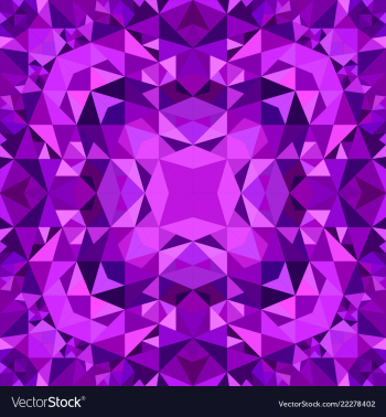 Purple abstract repeating triangle mosaic tile vector image Purple abstract repeating triangle mosaic tile vector image