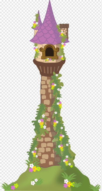 purple and beige castle, Rapunzel Tangled: The Video Game Drawing, braid, disney Princess, cartoon, tower png